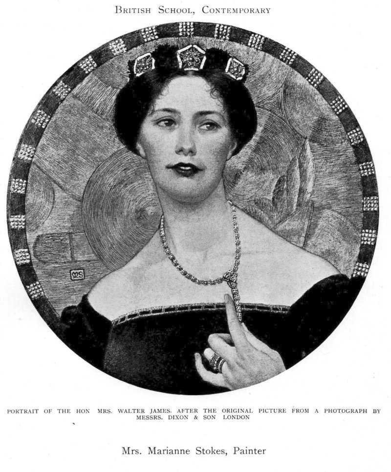 Portrait de Mme Walter James - Marianne Stokes
