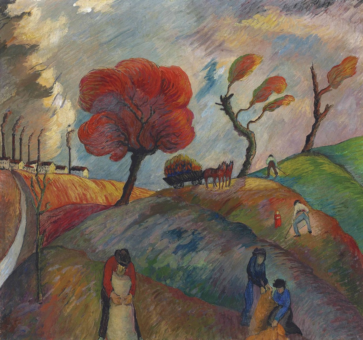 Fourmilière, vers 1916 - Marianne von Werefkin