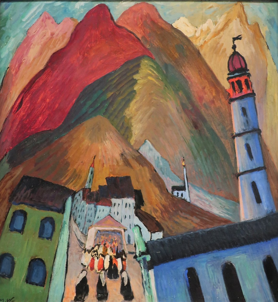 1924 Procession Werefkin près d