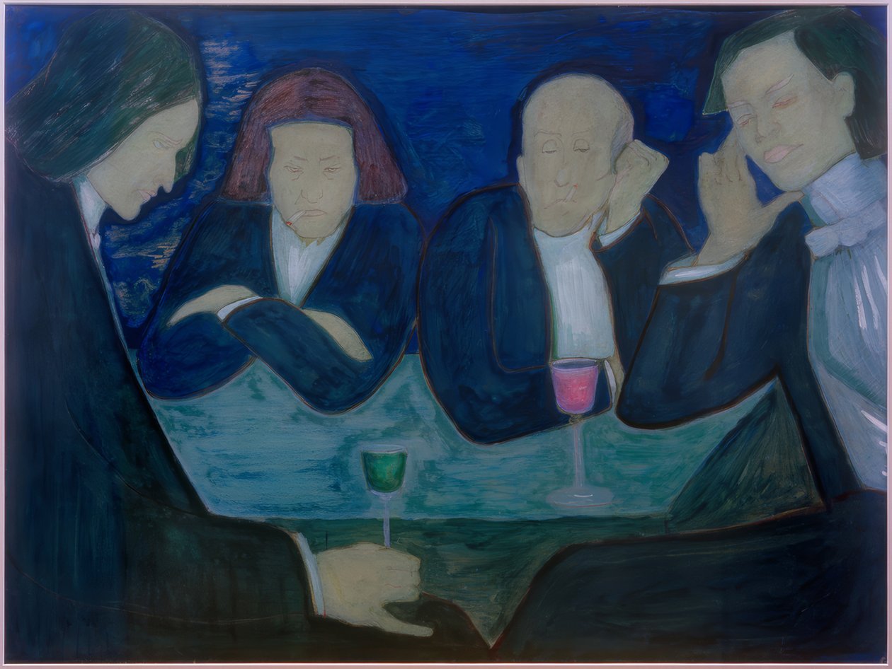 Au café - Marianne von Werefkin