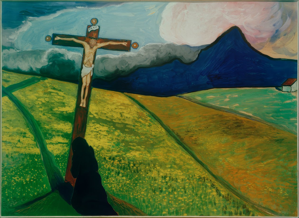 Croix dans un paysage - Marianne von Werefkin