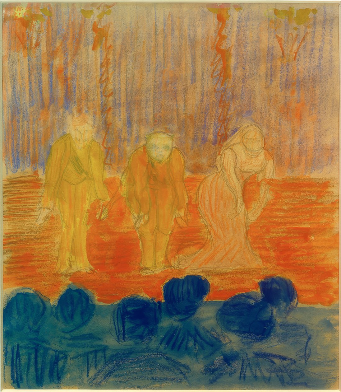 Après le spectacle - Marianne von Werefkin
