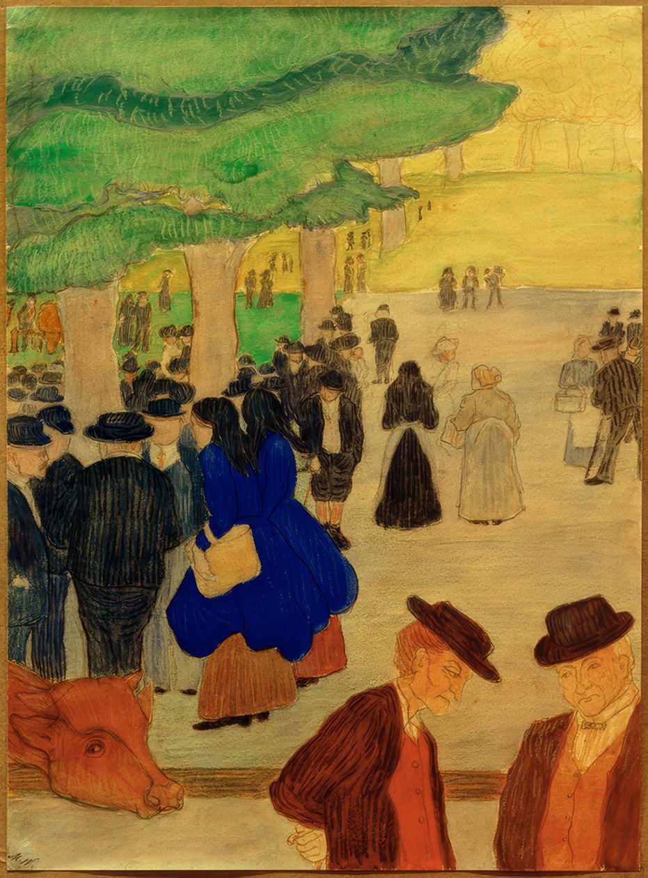 Marché aux bestiaux - Marianne von Werefkin