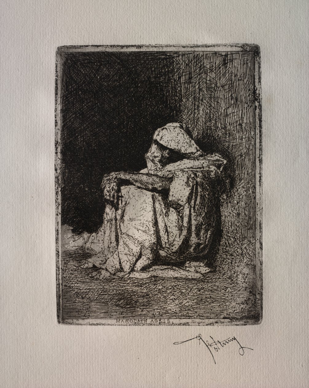 Arabe assis - Mariano Fortuny y Marsal