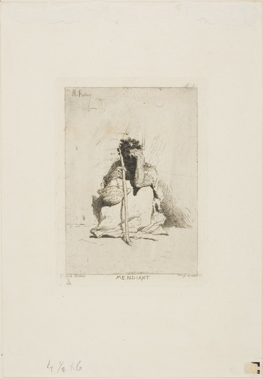 Un mendiant - Mariano Fortuny y Marsal