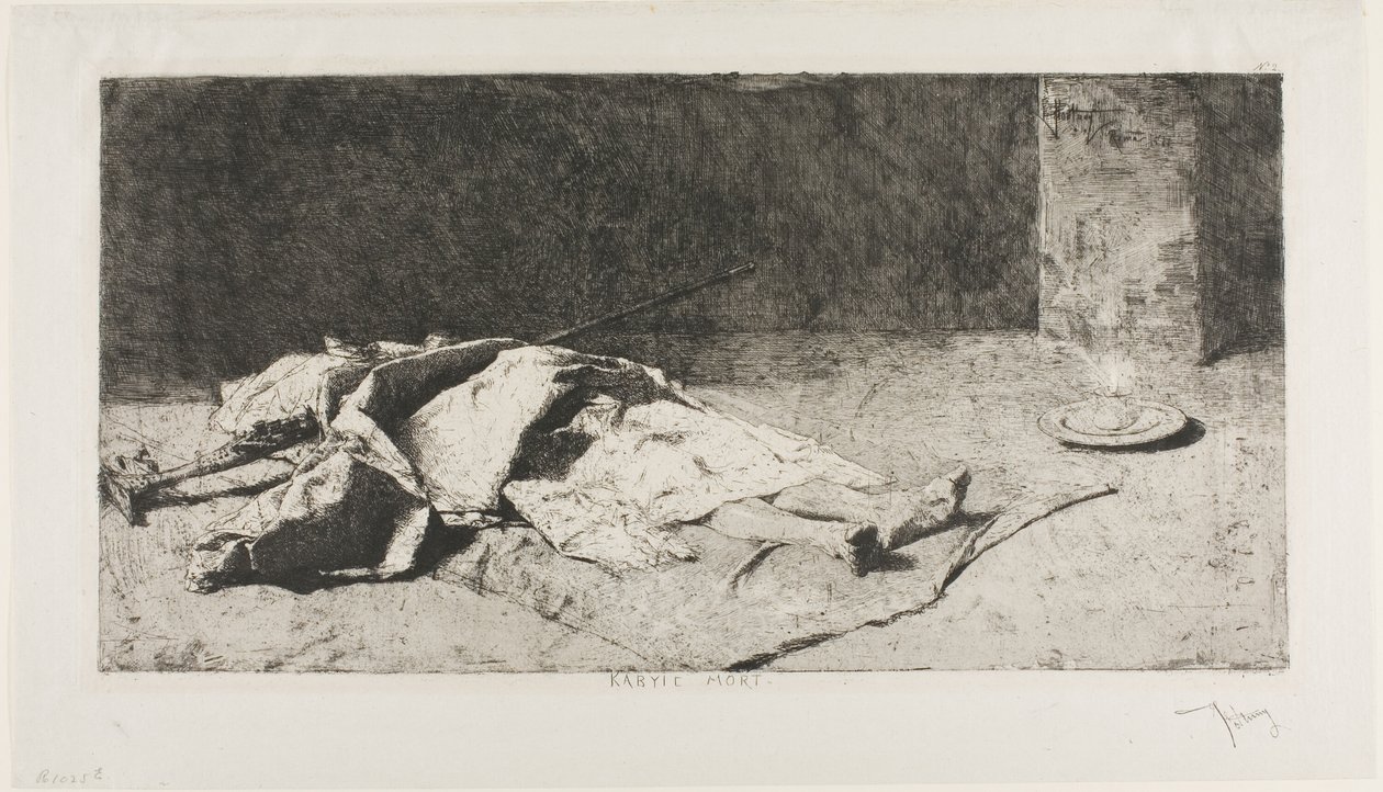 Kabyle mort - Mariano Fortuny y Marsal