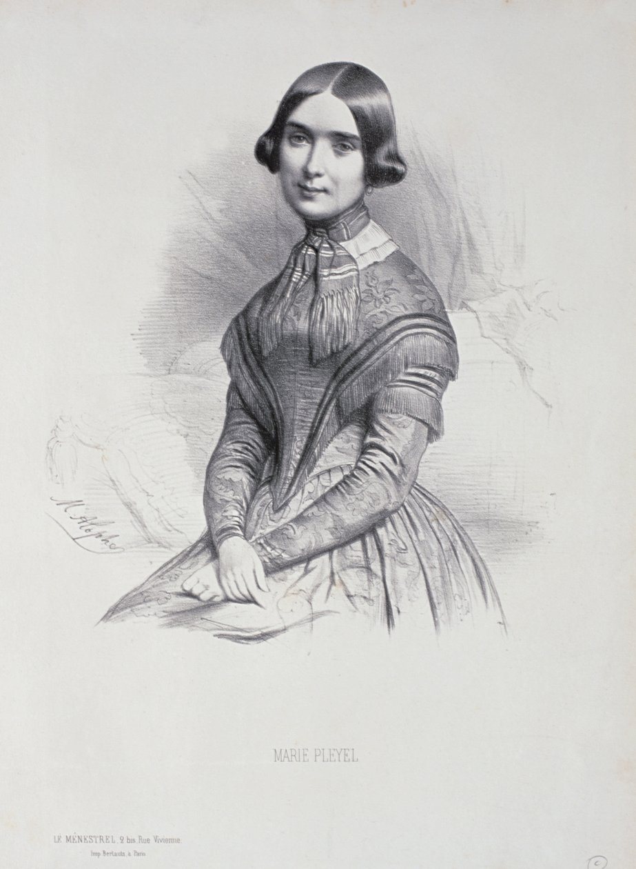 Portrait de Marie Pleyel (1811-75) - Marie Alexandre Alophe