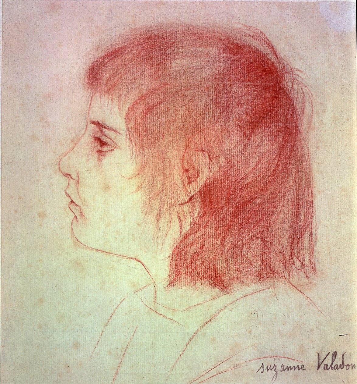 Portrait de Maurice Utrillo enfant, c.1888-90 - Marie Clementine (Suzanne) Valadon