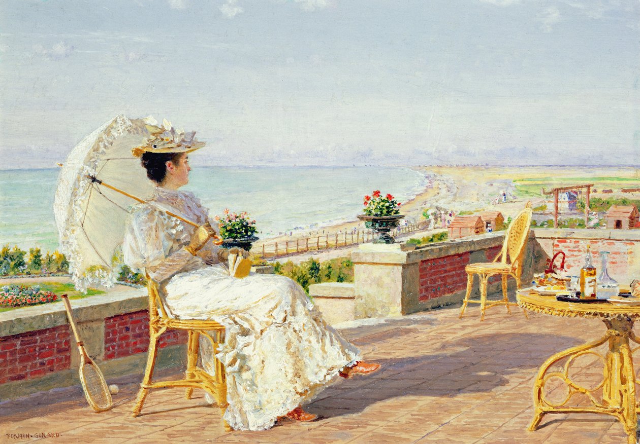 En vacances - Marie Francois Firmin Girard