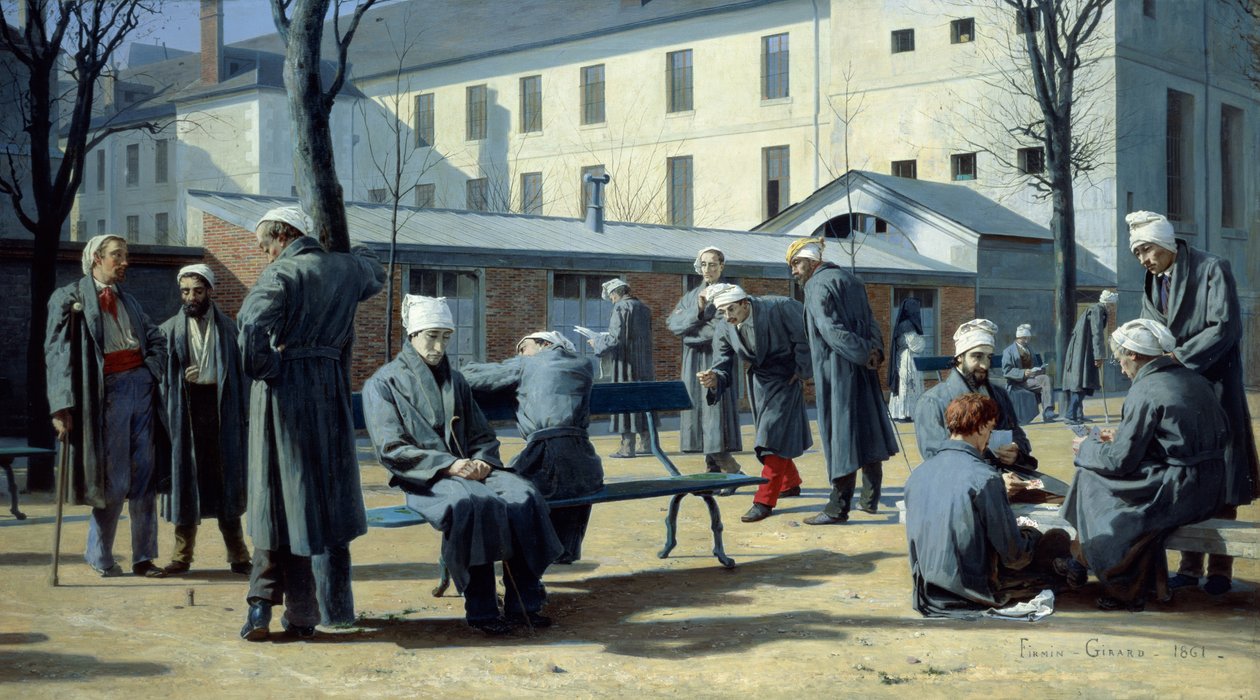 Les Convalescents, 1861 - Marie Francois Firmin Girard