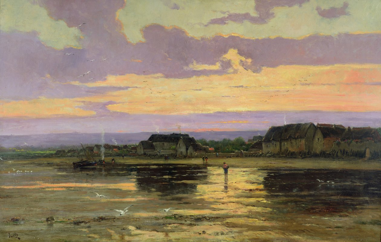 Solitude en soirée, Morsalines - Marie Joseph Leon Clavel Iwill