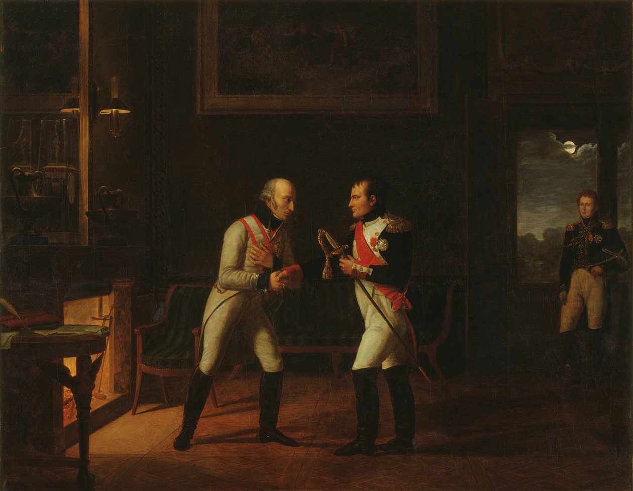 Rencontre de Napoléon Bonaparte (1769-1821) et de l