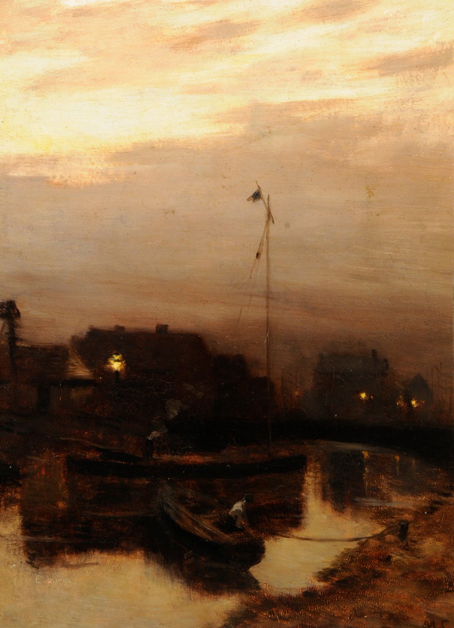 Les Lumières du Port - Marie Cazin
