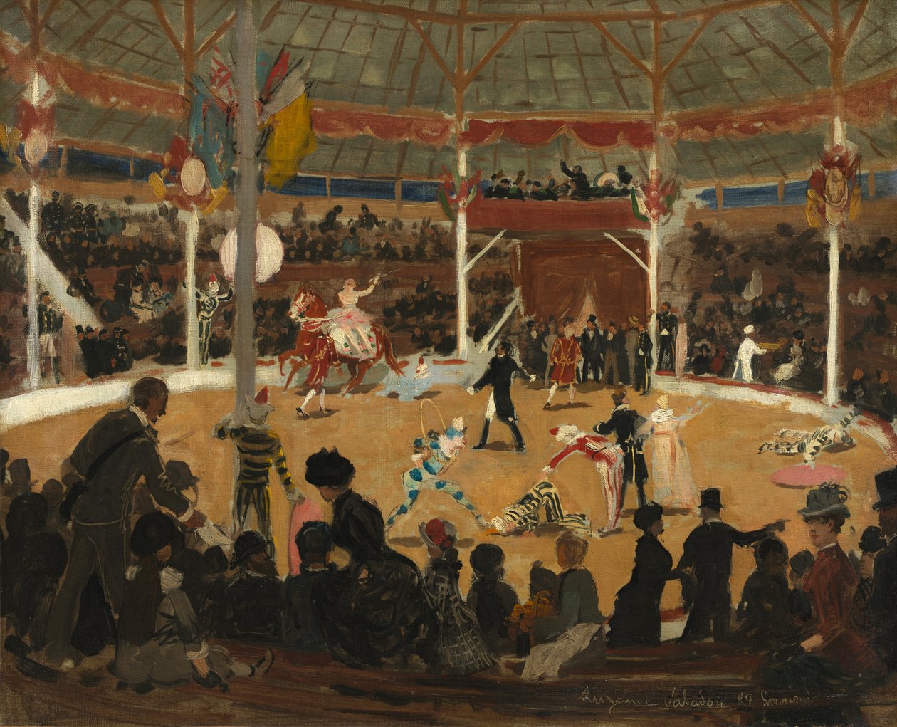 Le Cirque, 1889 - Marie Clementine (Suzanne) Valadon