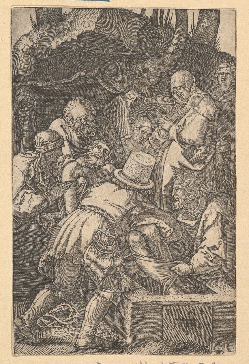 La Mise au tombeau, 1567 - Mario Cartaro