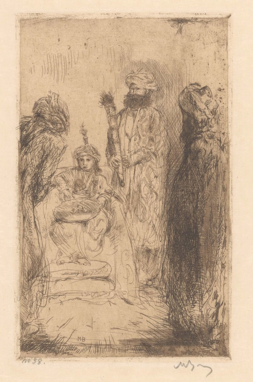 Prince oriental - Marius Bauer (signed by artist)