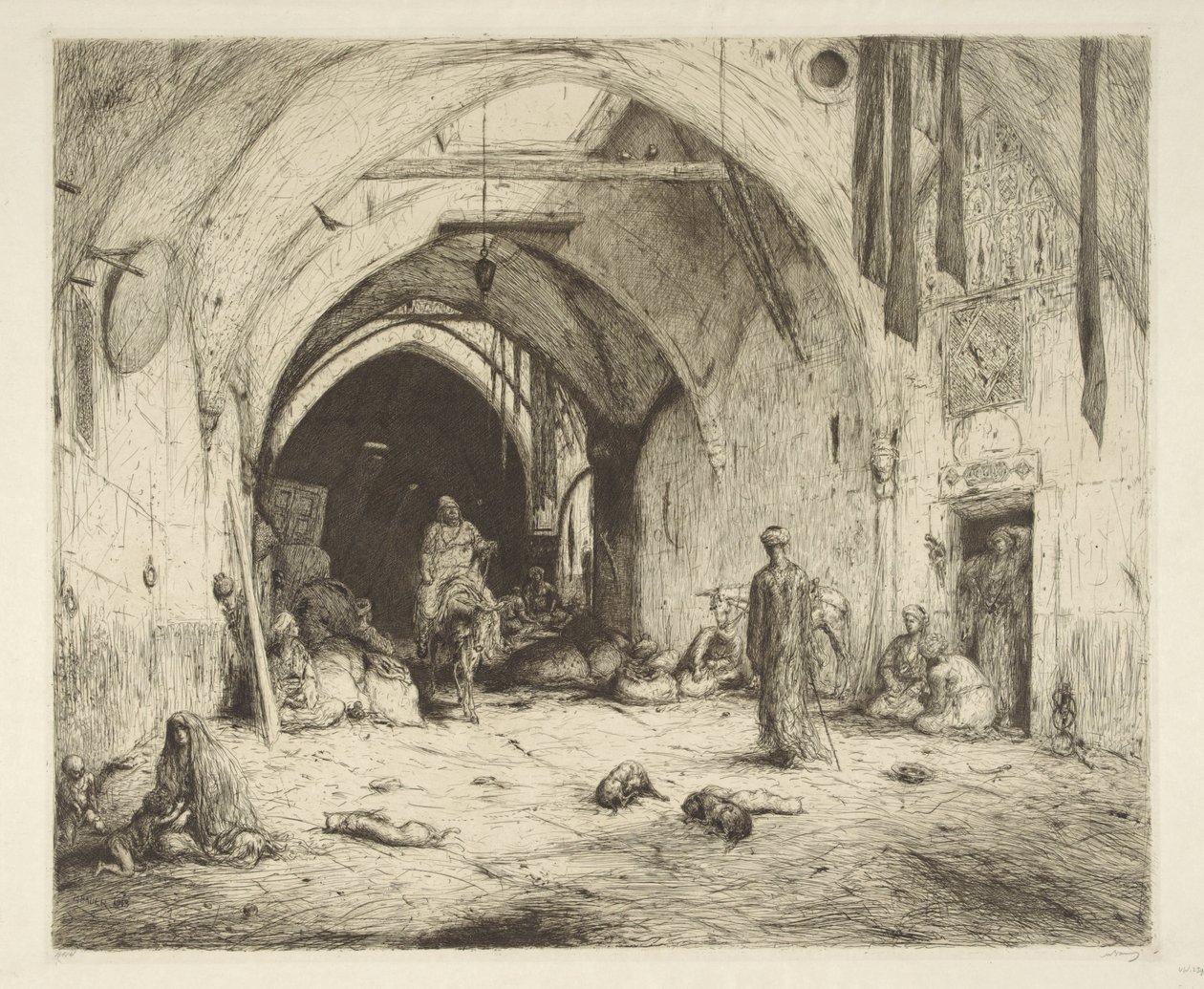 Bazar à Damas - Marius Bauer