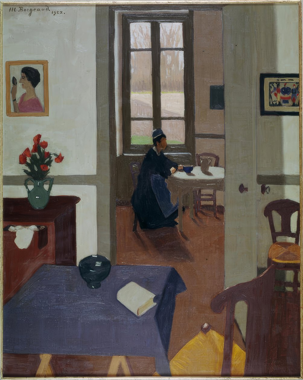Femme dans un intérieur - Marius Borgeaud