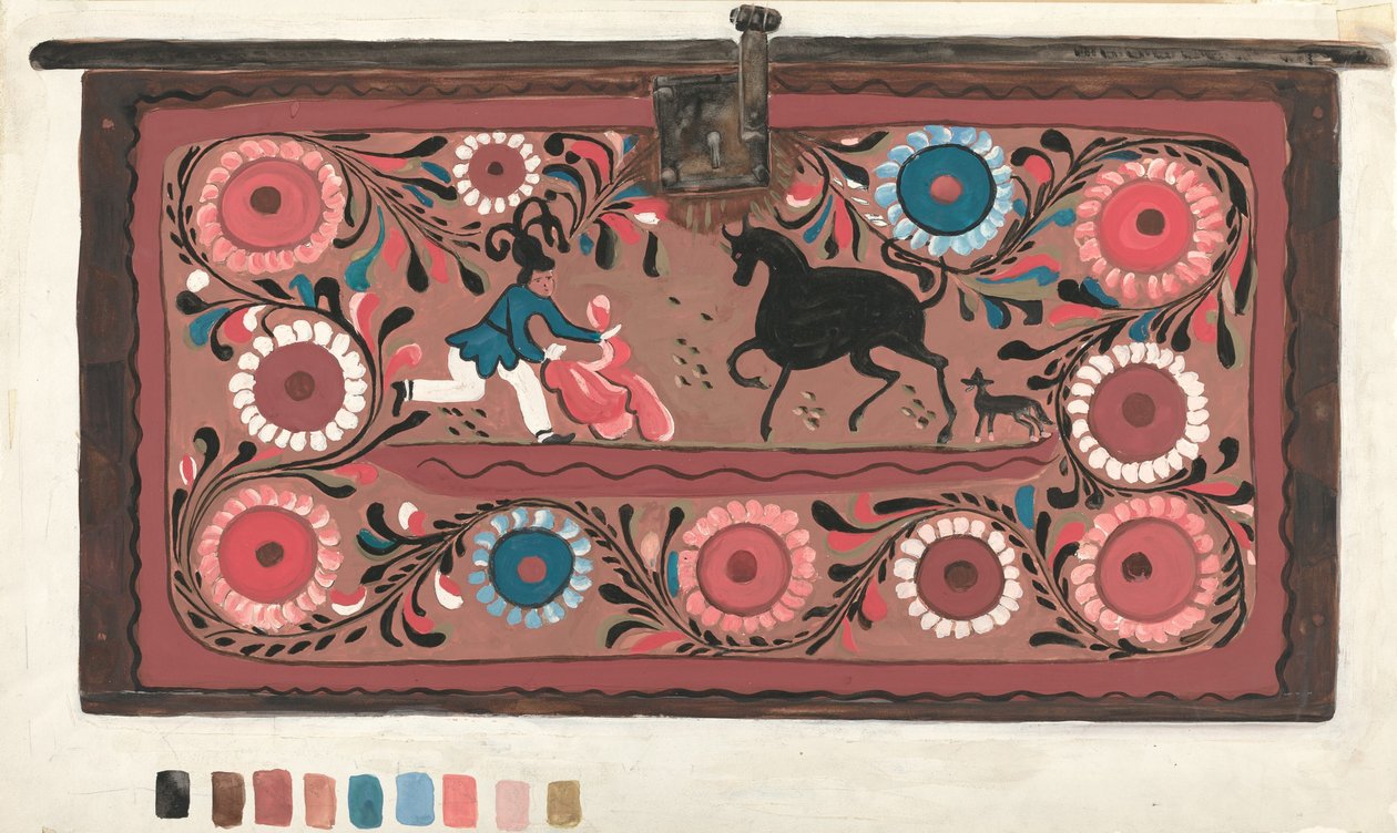 Coffre, vers 1938 - Marjery Parish