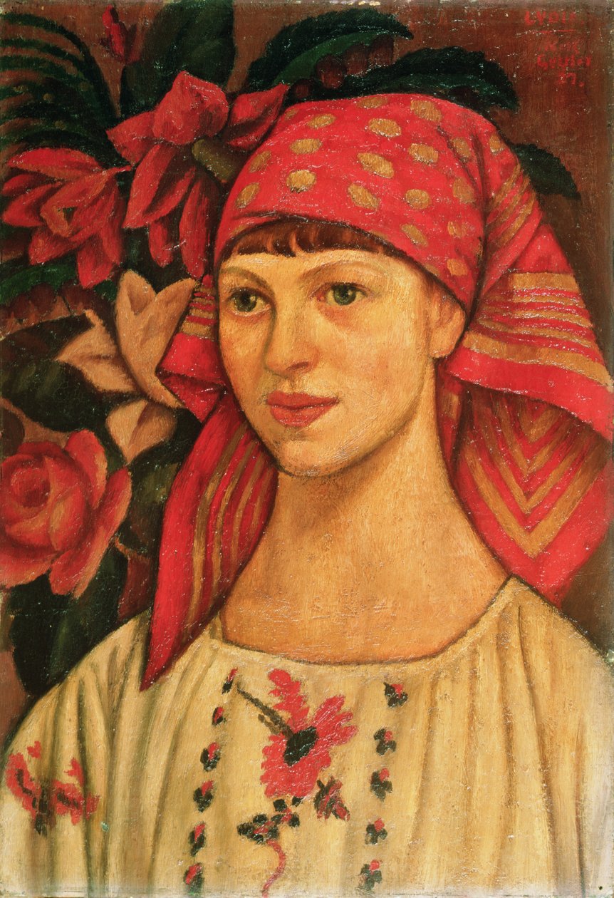 Portrait de Lydia Sherwood, 1907 - Mark Gertler