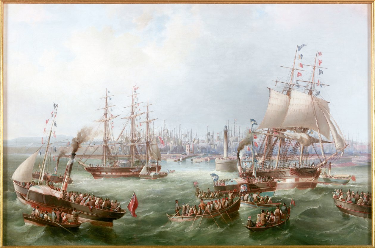 Ouverture de la sortie sud, docks de Sunderland, 1856 - Mark Thompson