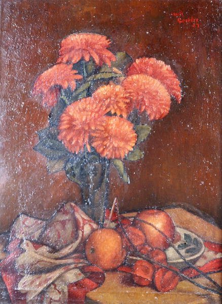 Nature morte avec chrysanthèmes - Mark Gertler