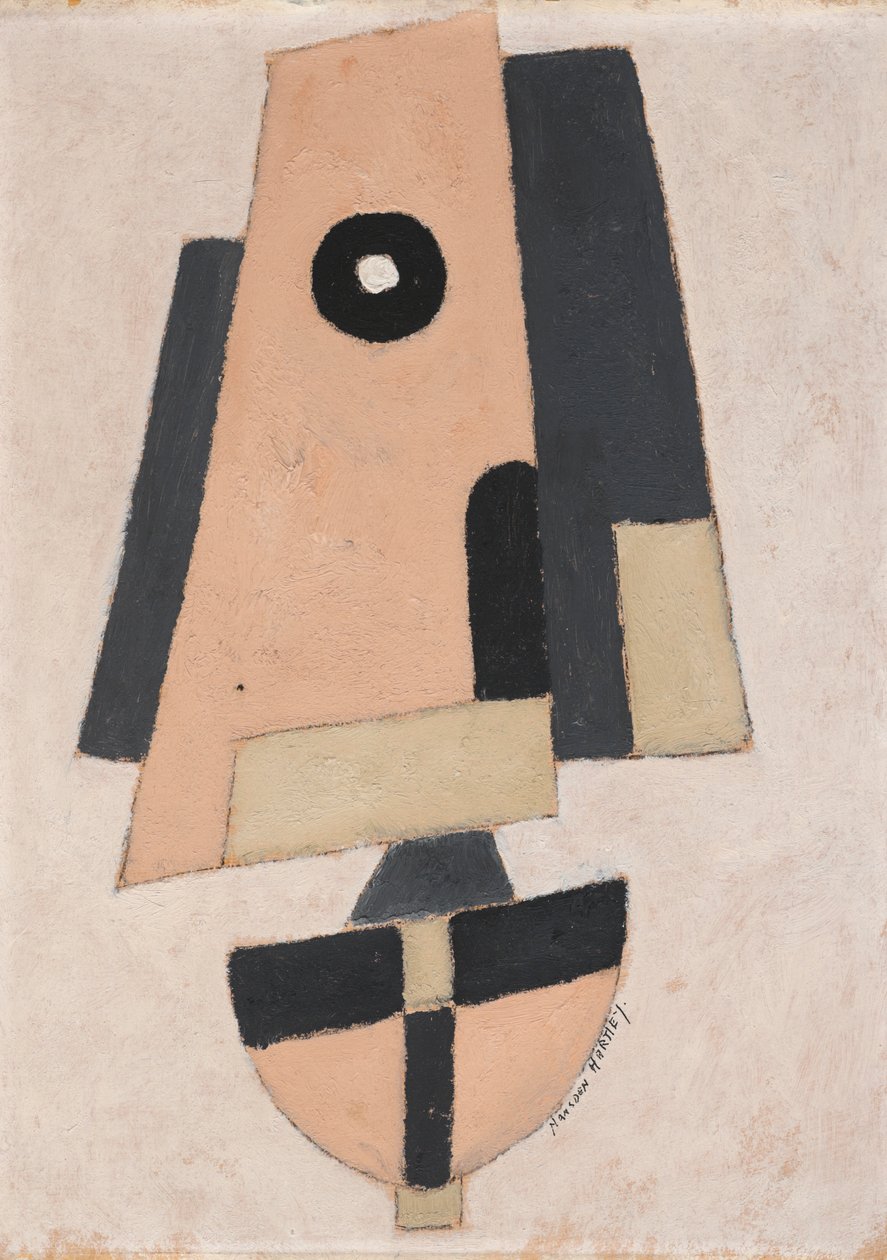 Bateau - Coque rose et noire - Marsden Hartley