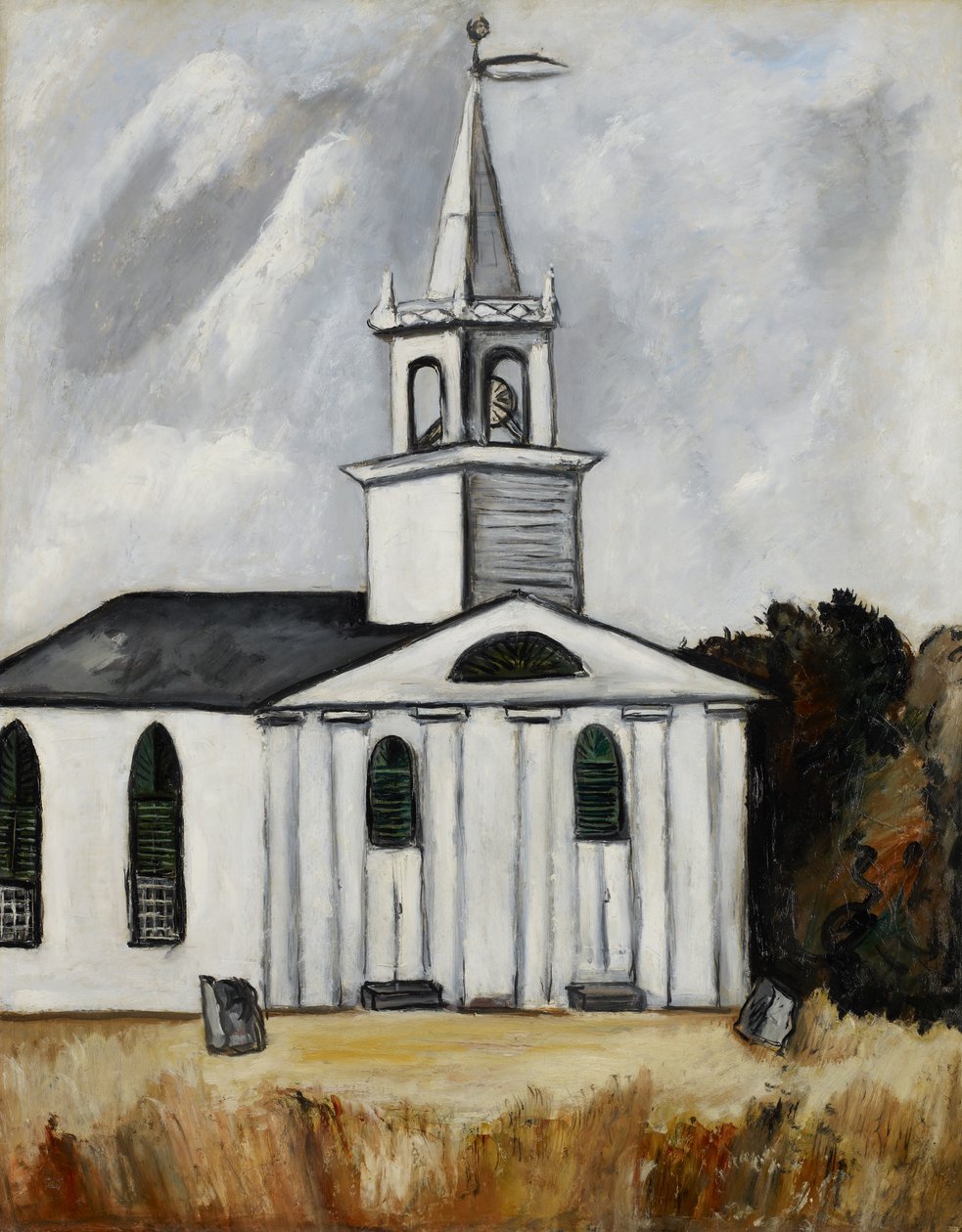 Église à Head Tide #2 - Marsden Hartley