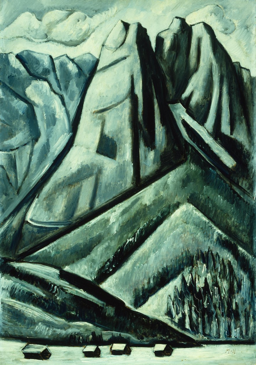 Montagnes à Garmisch - Marsden Hartley