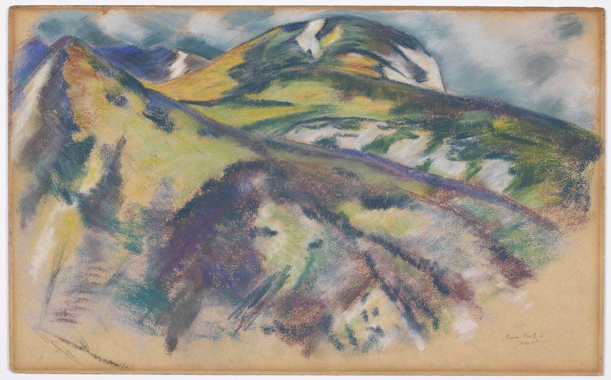 Collines de Valdez - Marsden Hartley