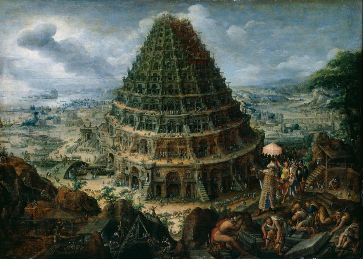 La tour de Babel - Marten van Valckenborch