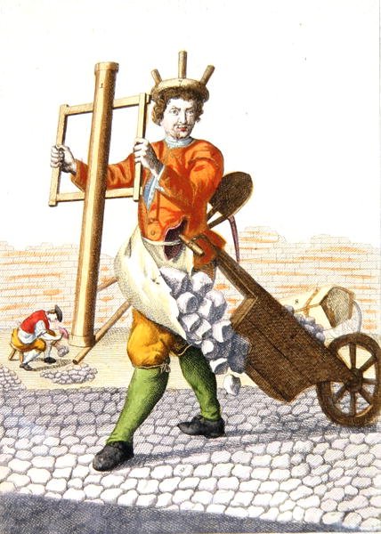 Un paveur - Martin Engelbrecht
