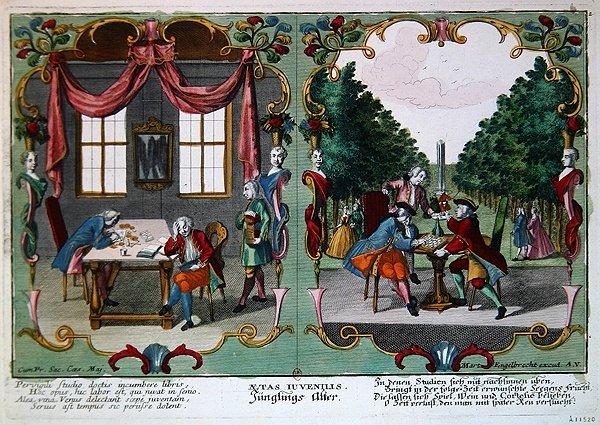 Garçons adolescents, début du 18e siècle - Martin Engelbrecht