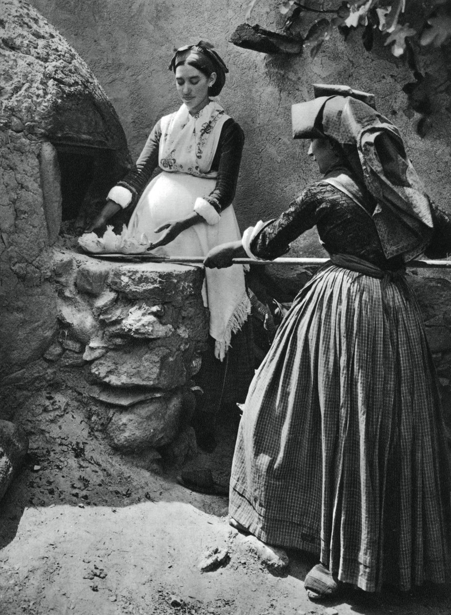 Femmes au four, Sardaigne, Italie, 1937 - Martin Hurlimann