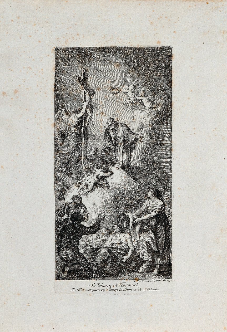 Apothéose de saint Jean Népomucène - Martin Johann Schmidt