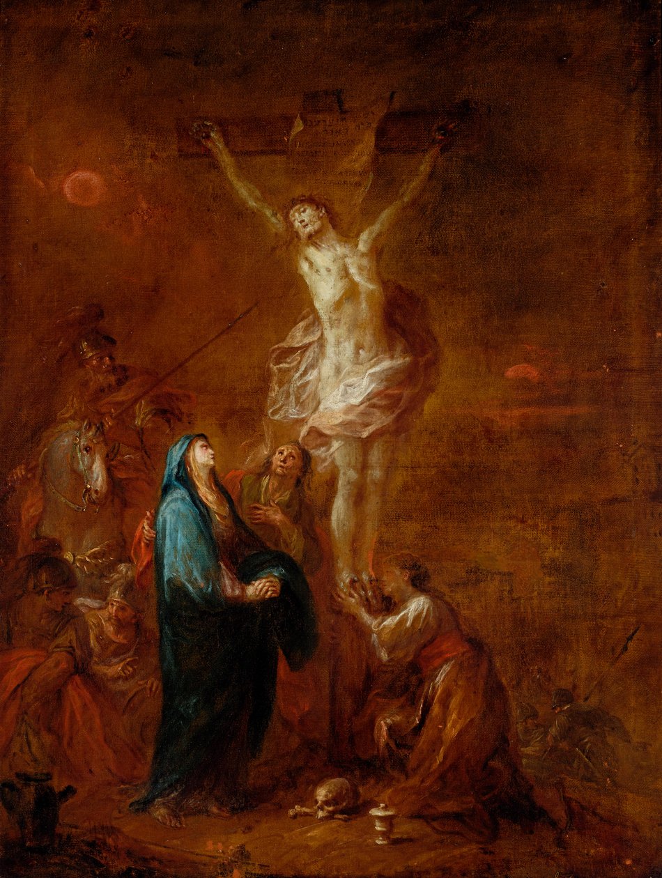 Le Christ sur la croix - Martin Johann Schmidt