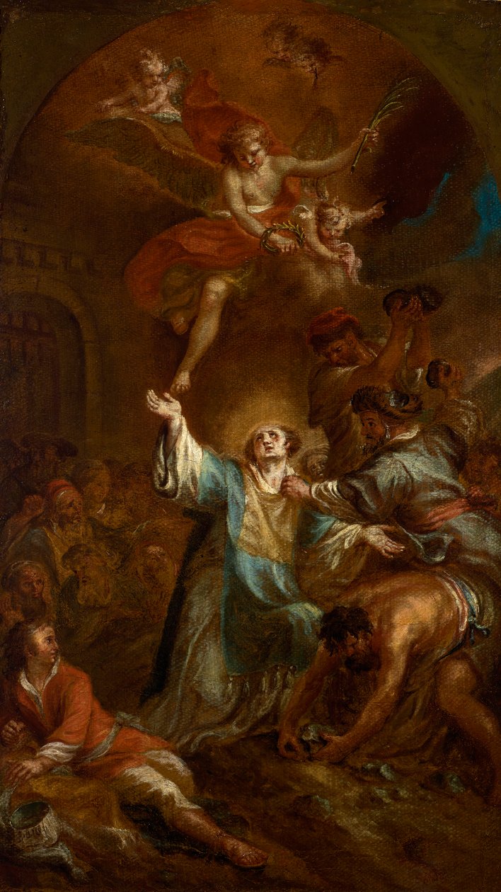 Lapidation de saint Étienne - Martin Johann Schmidt