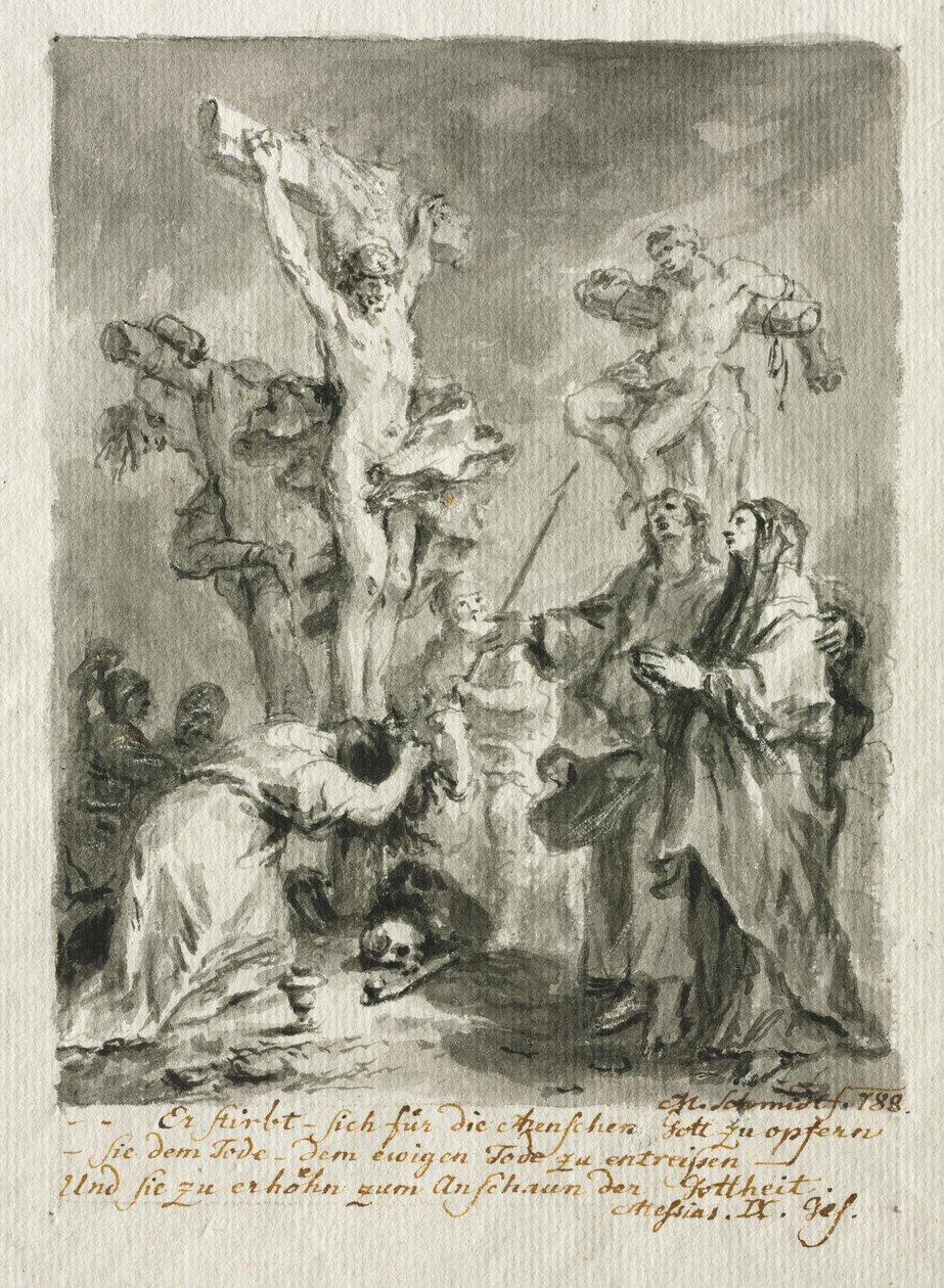 La Crucifixion - Martin Johann Schmidt