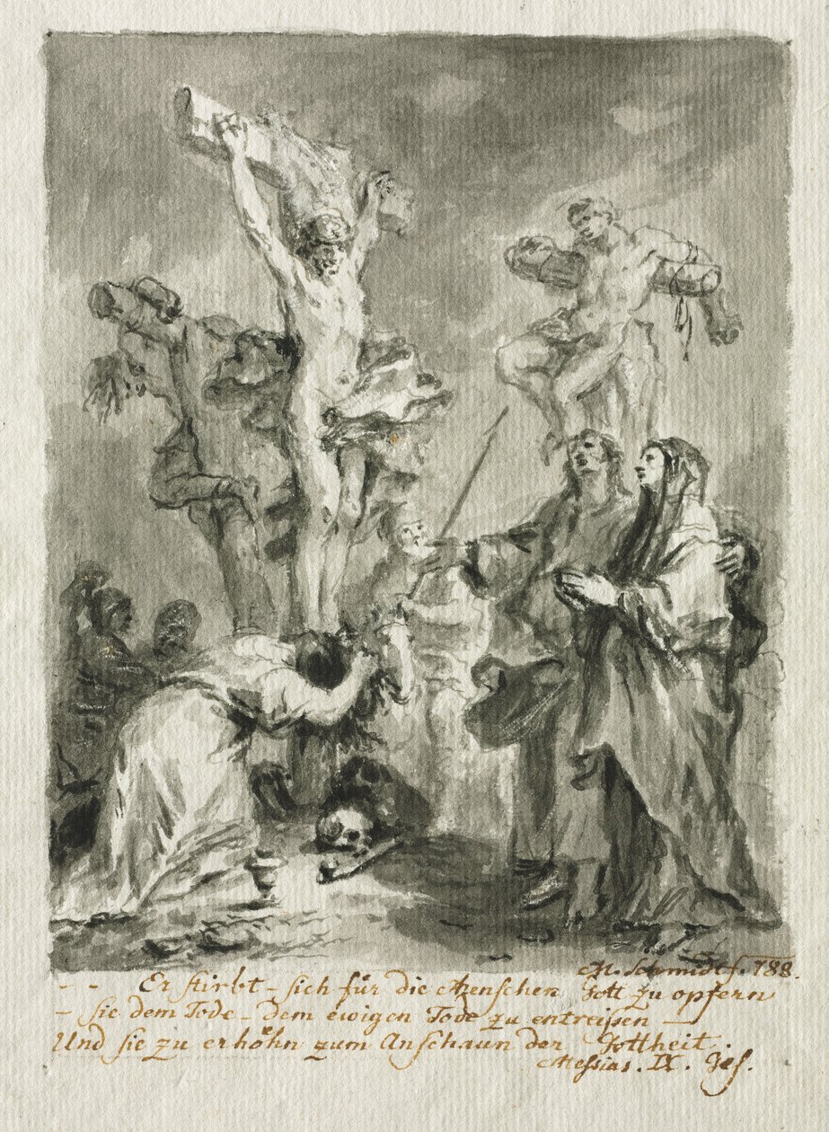 La Crucifixion, 1788 - Martin Johann Schmidt