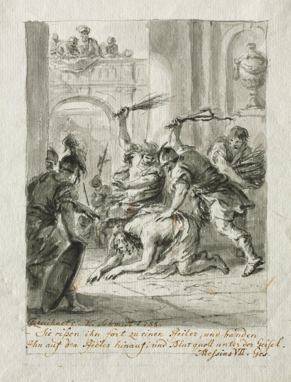 La Flagellation, 1788 - Martin Johann Schmidt