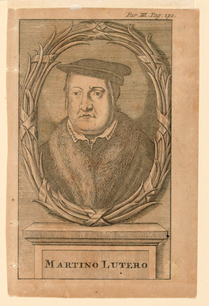 Portrait de Martin Luther (1483-1546) - Martin Luther