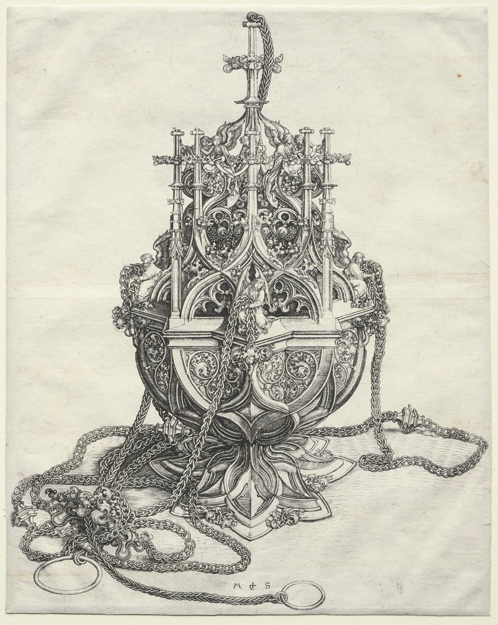 Un encensoir, vers 1480-1490 - Martin Schongauer