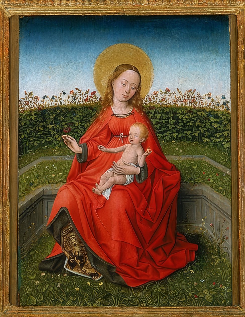 Madone dans le jardin de roses - Martin Schongauer