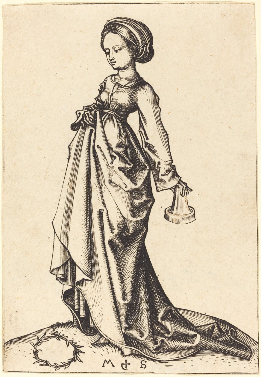 Deuxième vierge folle - Martin Schongauer