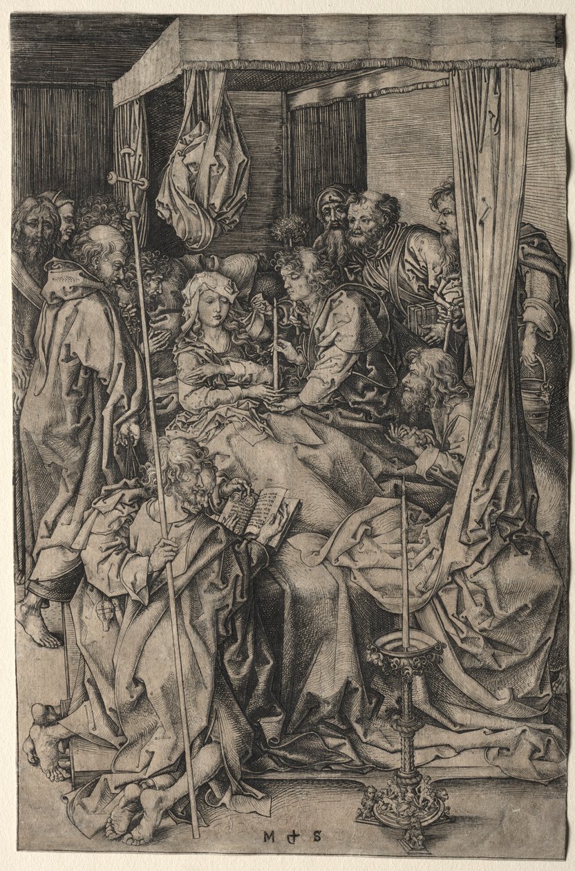 La Mort de la Vierge - Martin Schongauer