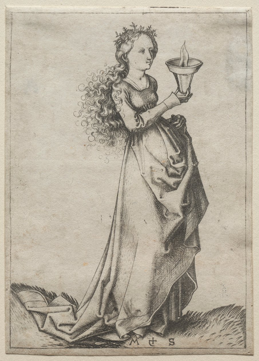 La Première Vierge Sage - Martin Schongauer