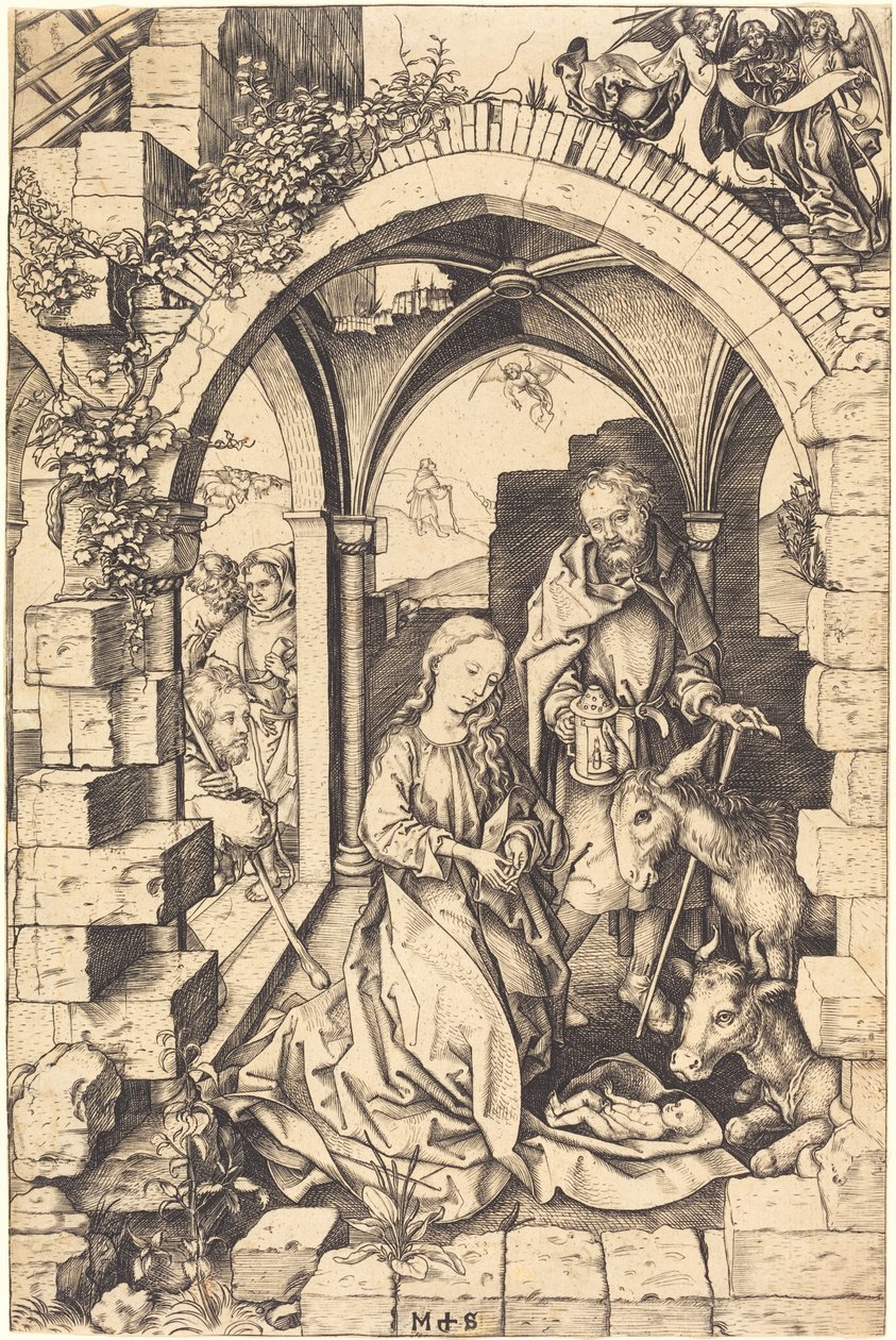 La Nativité - Martin Schongauer