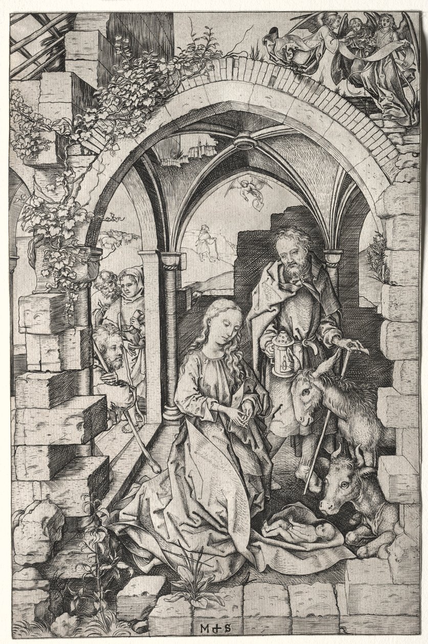 La Nativité - Martin Schongauer