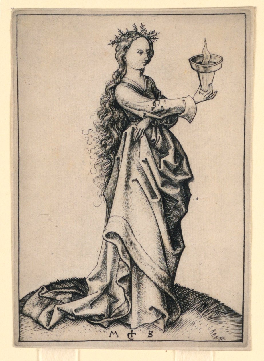 La troisième vierge sage - Martin Schongauer
