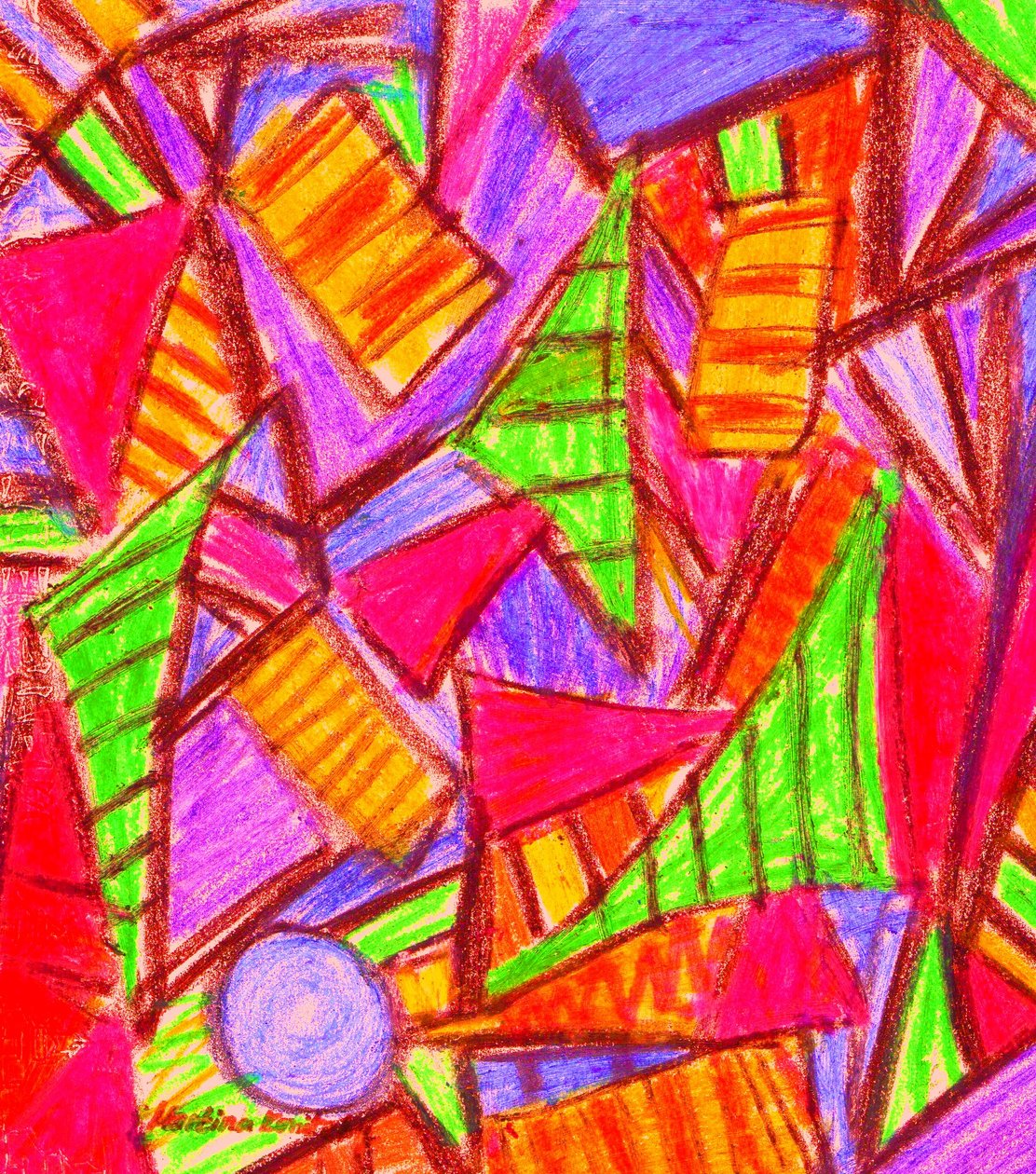 Vitraux colorés - Martina Konitzky